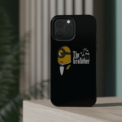 Magnetic Tough Cases: The Gruffather Phone Cover, Gift for Minions Fans, Unique Cell Phone Case, Durable Protective Case, Fun Cartoon Design