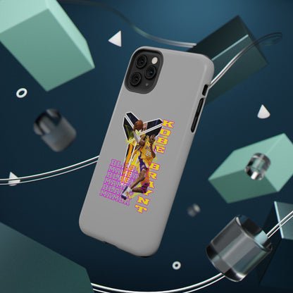 Impact-Resistant Phone Case — Bold Retro Basketball Graphic