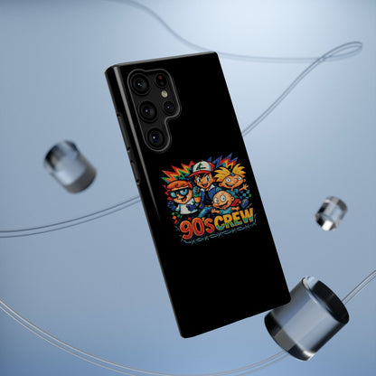 90s Crew Impact-Resistant Phone Case — Retro Cartoon Gamer Design