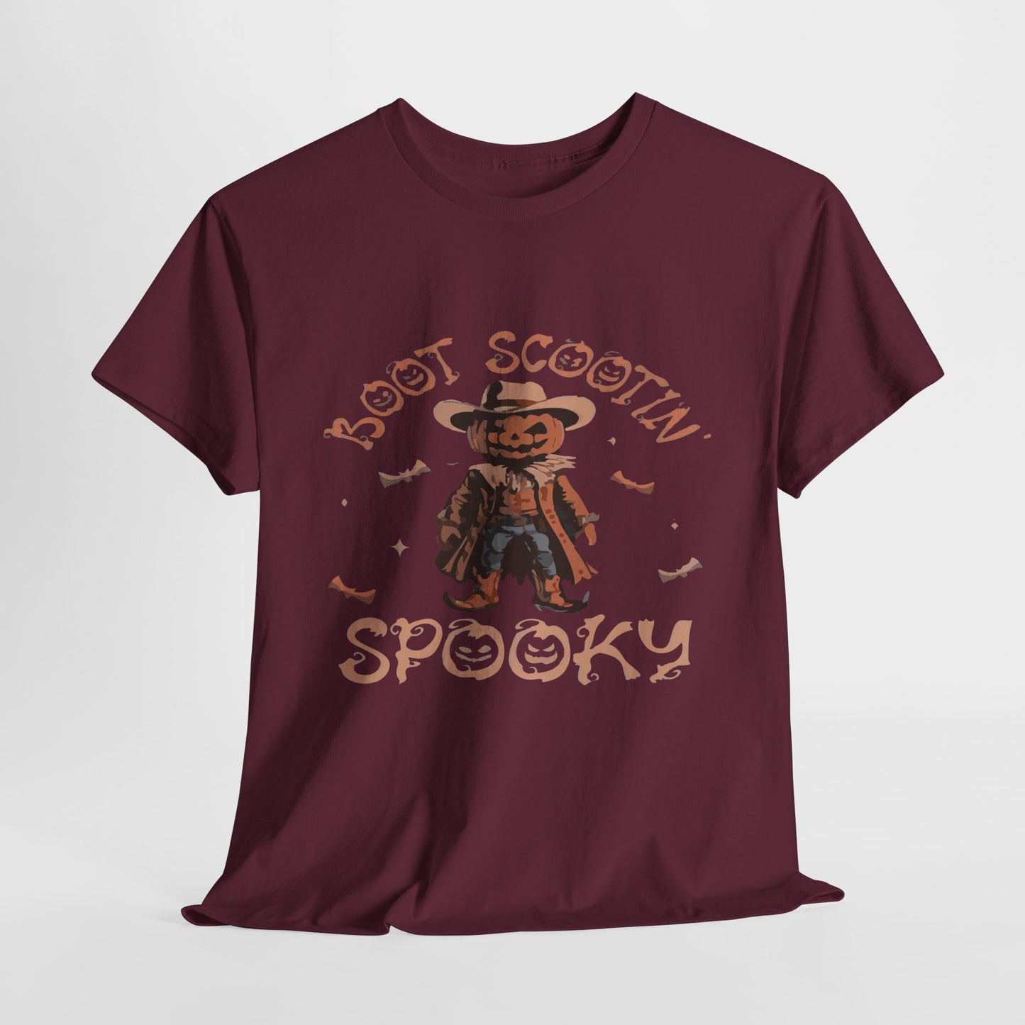 Spooky Cowboy Tee, Unisex Heavy Cotton T-Shirt, Halloween Costume, Fall Fashion, Fun Casual Wear, Gift for Friends, Boot Scootin' [...]