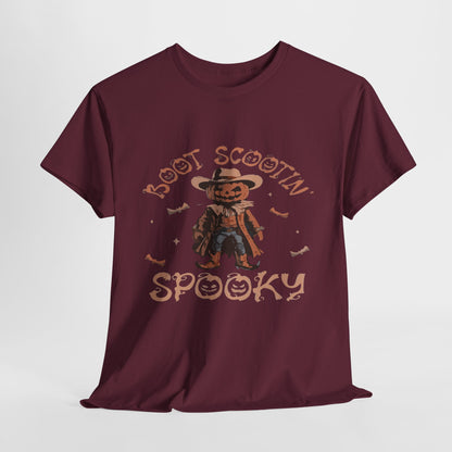 Spooky Cowboy Tee, Unisex Heavy Cotton T-Shirt, Halloween Costume, Fall Fashion, Fun Casual Wear, Gift for Friends, Boot Scootin' [...]