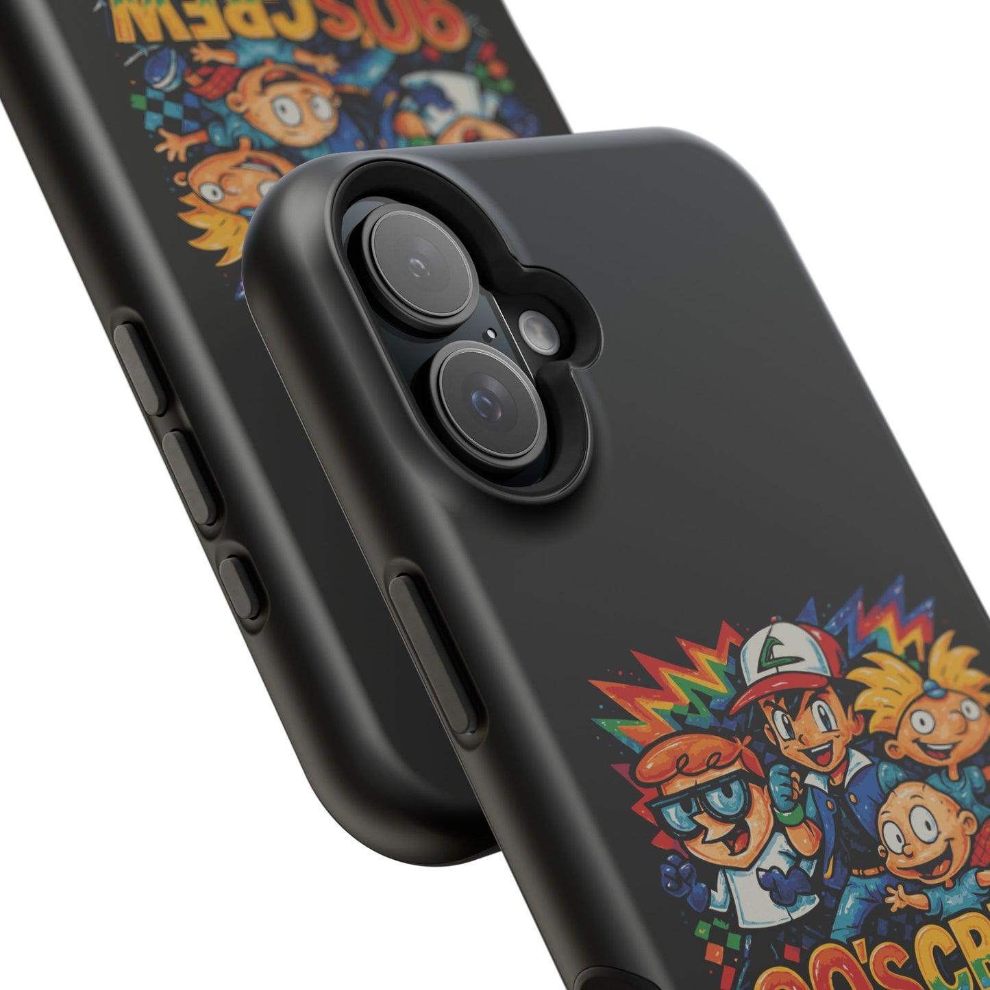 90s Crew Impact-Resistant Phone Case — Retro Cartoon Gamer Design
