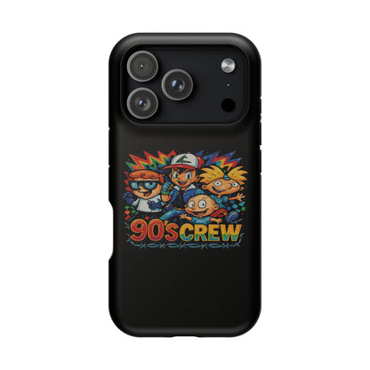 90s Crew Impact-Resistant Phone Case — Retro Cartoon Gamer Design