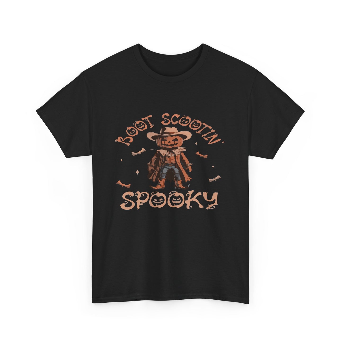 Spooky Cowboy Tee, Unisex Heavy Cotton T-Shirt, Halloween Costume, Fall Fashion, Fun Casual Wear, Gift for Friends, Boot Scootin' [...]