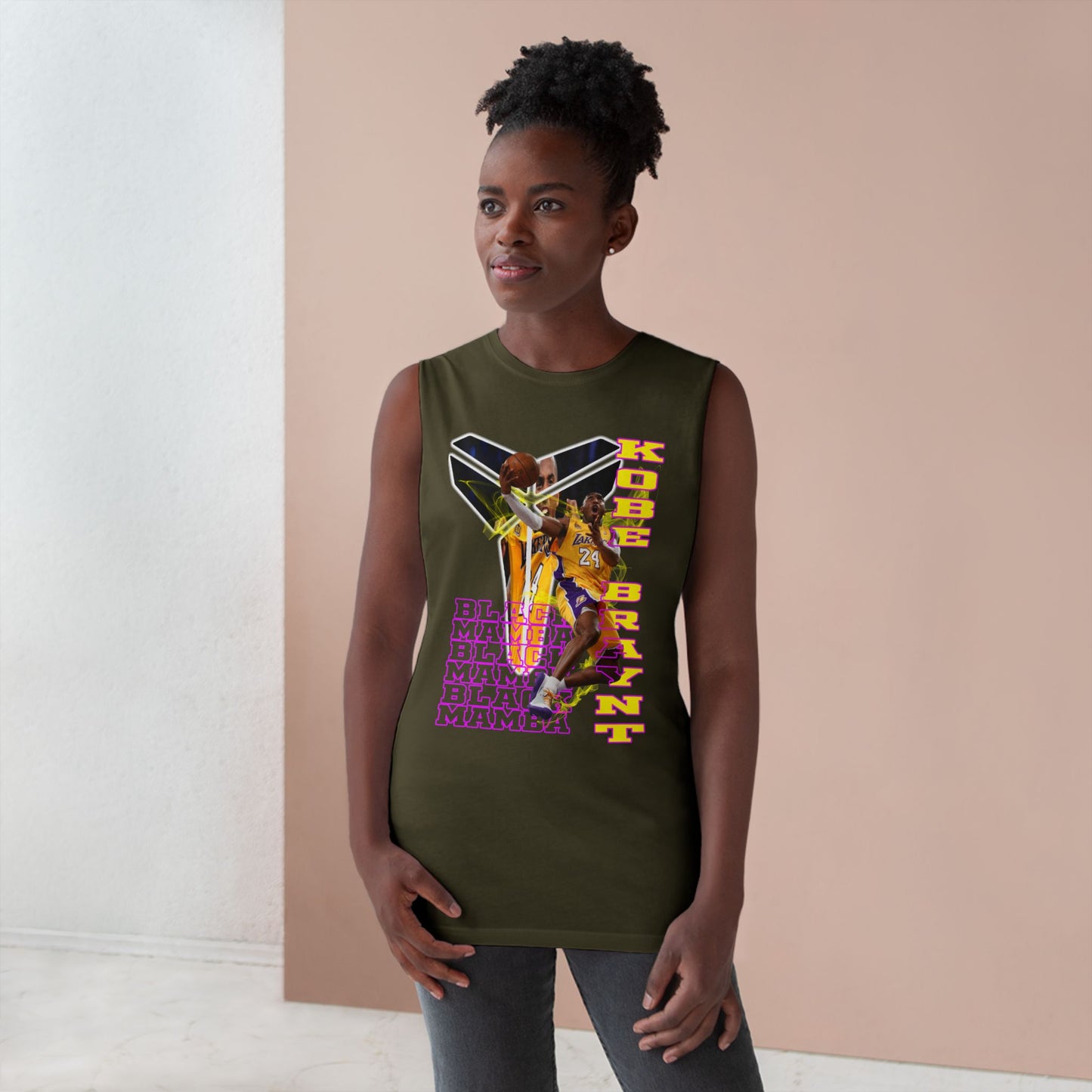 Kobe Bryant Unisex Tank Top, Basketball Apparel, Sports Fitness Gear, Tribute Shirt, Gift for Athletes, Summer Sportswear