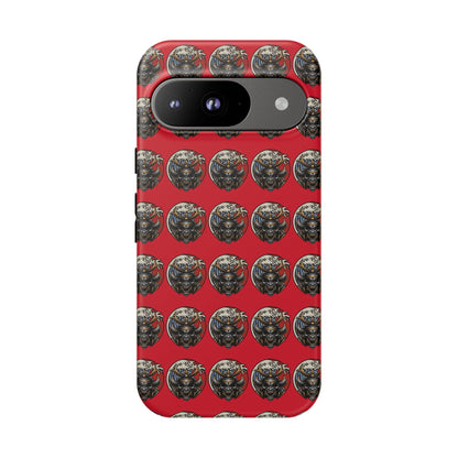 Bold Phone Case, Tough Phone Cover, Red Phone Protector, Unique Gift for Him/Her, Trendy Tech Accessory
