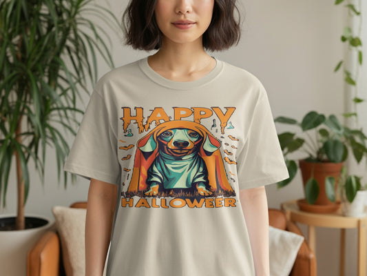 Happy Halloween with Cute Dog Graphic T-shirt product