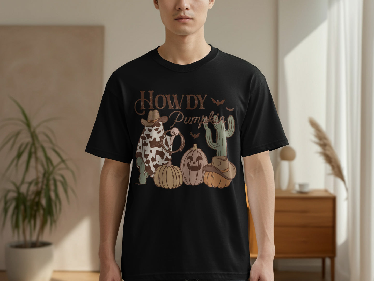 Howdy Pumpkin Cowboy Fall Festive T-Shirt product